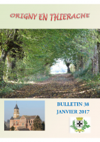 Bulletin n°38 – janvier 2017